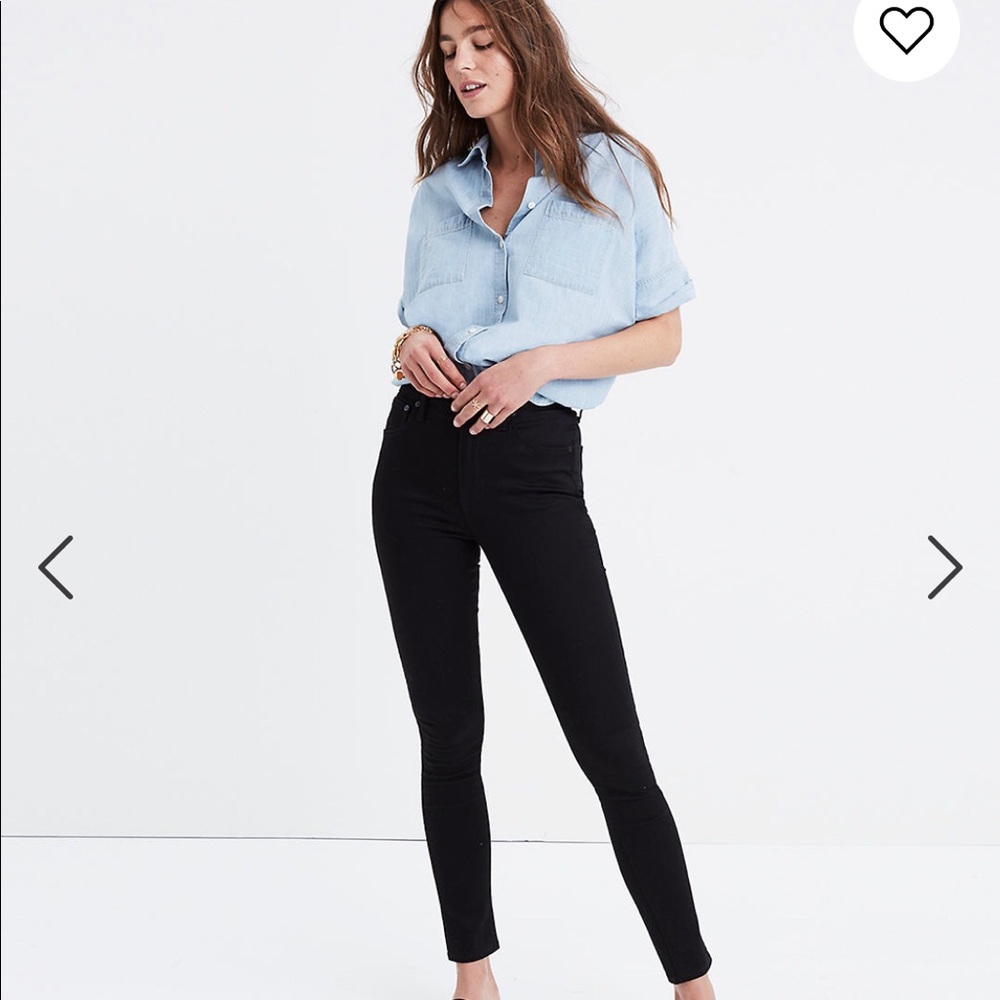Madewell Highriser skinny jeans